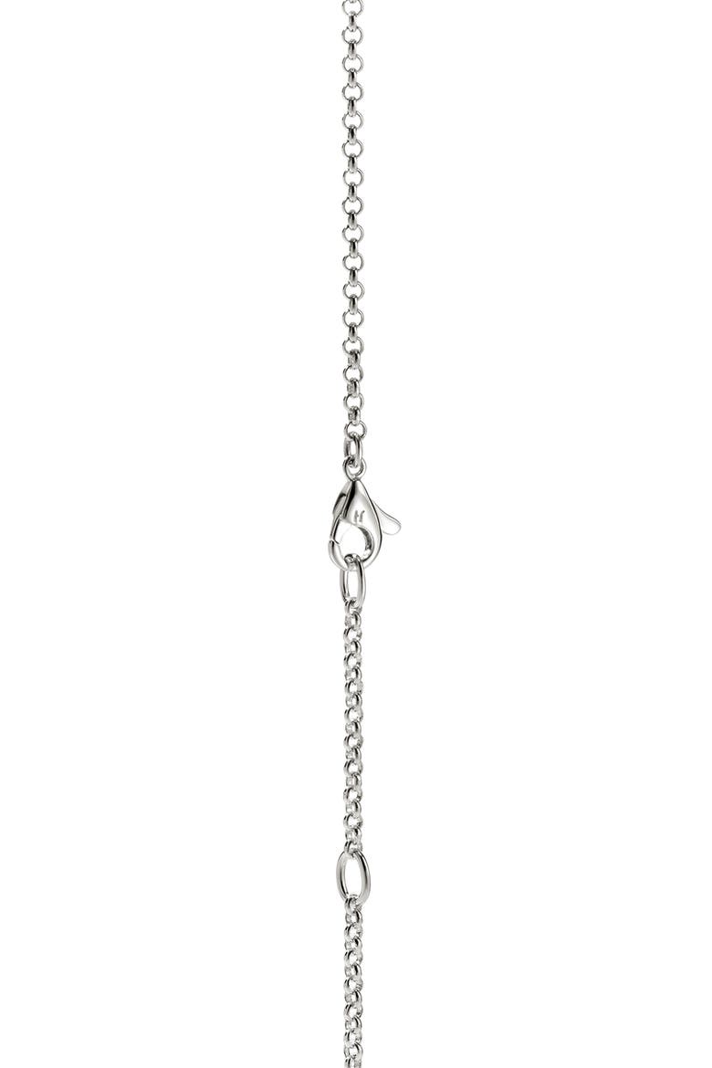 Naga Pendant Necklace, Alternate, color, SILVER