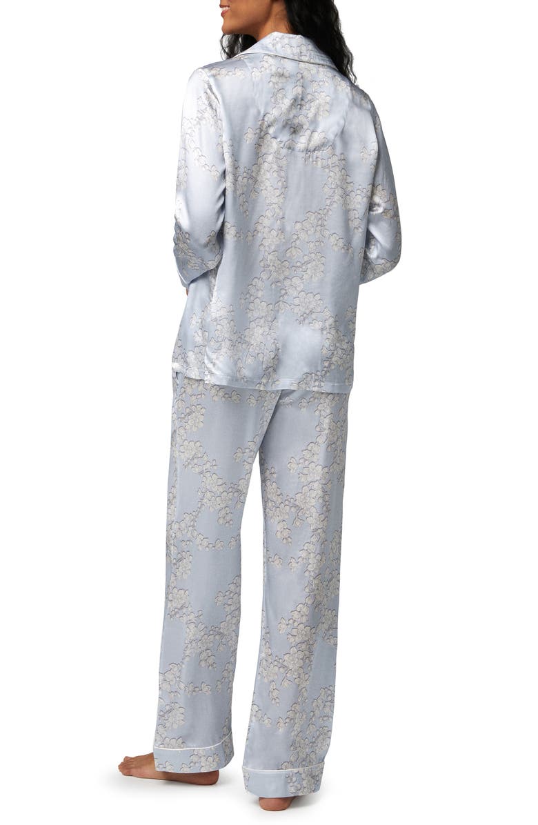 BedHead Pajamas Floral Print Silk Pajamas, Alternate, color, 
