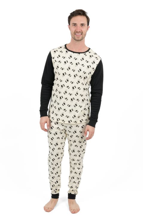 Men
s Cotton Printed Matching Family Pajamas