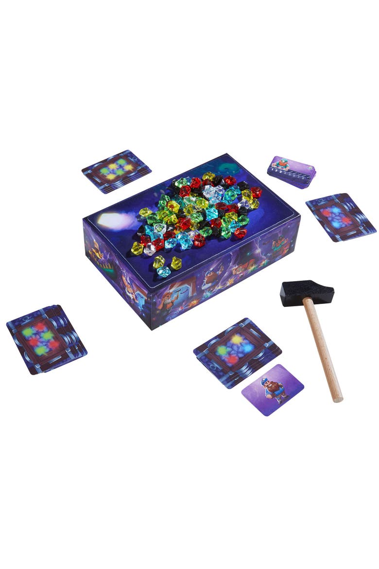 Hammer Time A Fun Kids Treasure Hunt Board Game, Family Party Game with Gems & Strategy for Ages 5+, Alternate, color, Yellow Multi