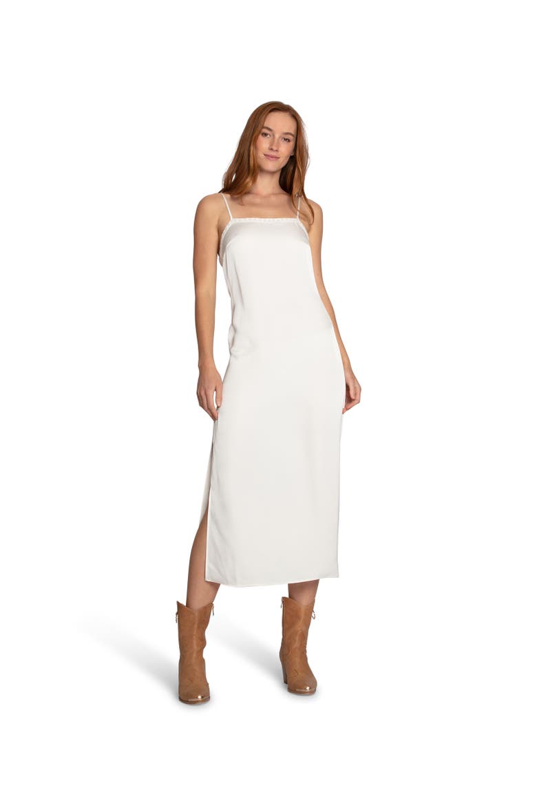Smoke and Mirror Midi Slip Dress, Main, color, White