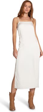 Belle & Bloom Smoke and Mirror Midi Slip Dress