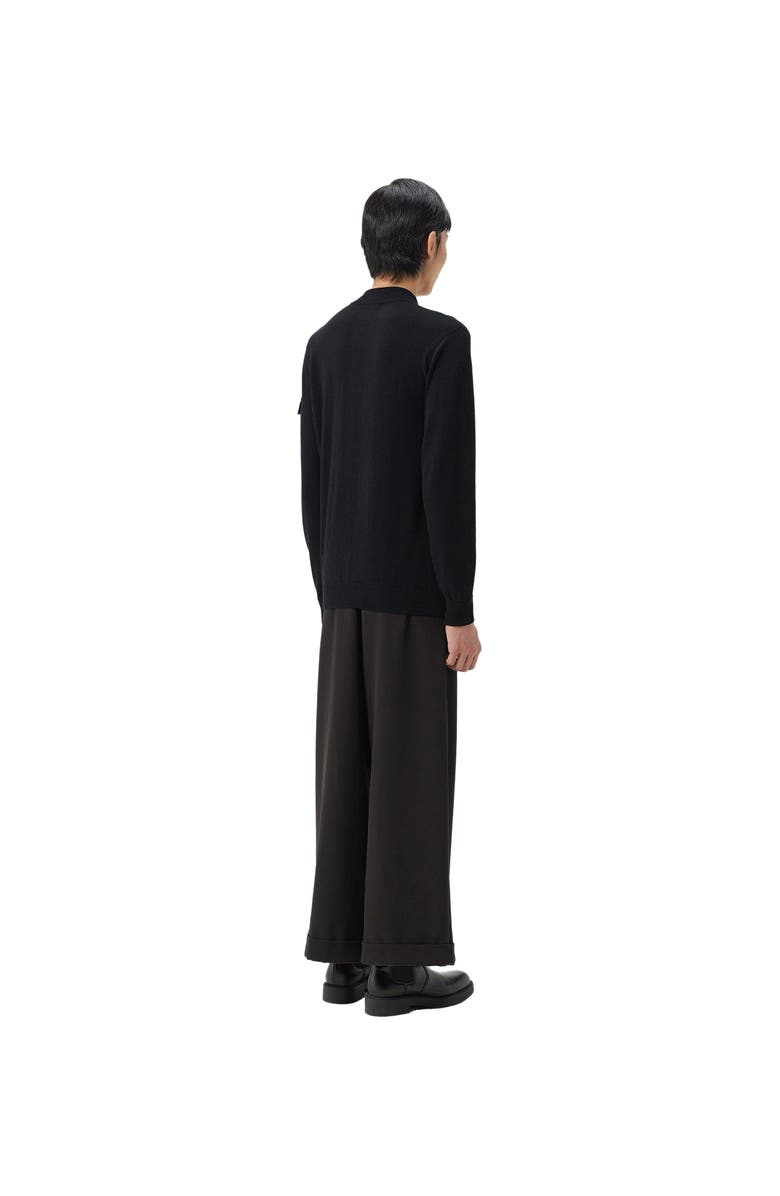 GOBI Mongolian Cashmere Cashmere Bomber, Alternate, color, Black