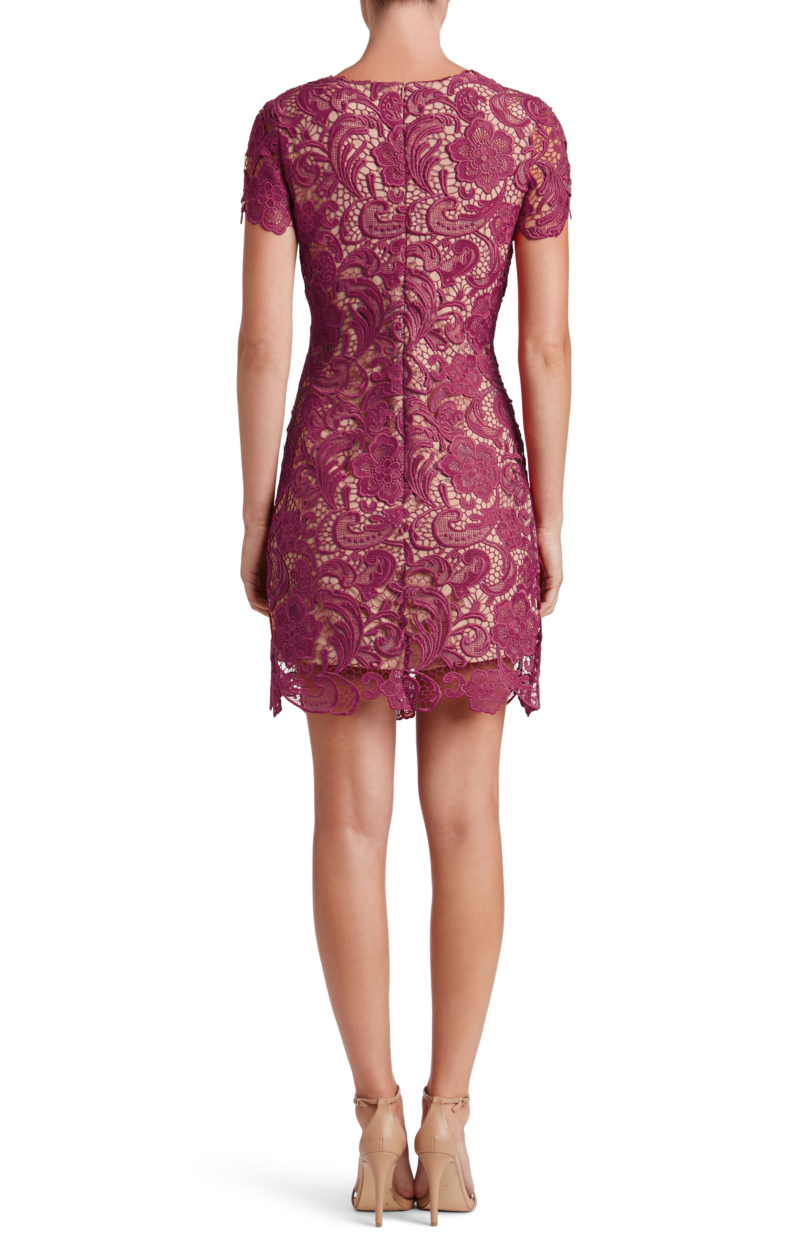 Dress the Population Anna Crochet Lace Sheath Dress (Women) | Nordstromrack