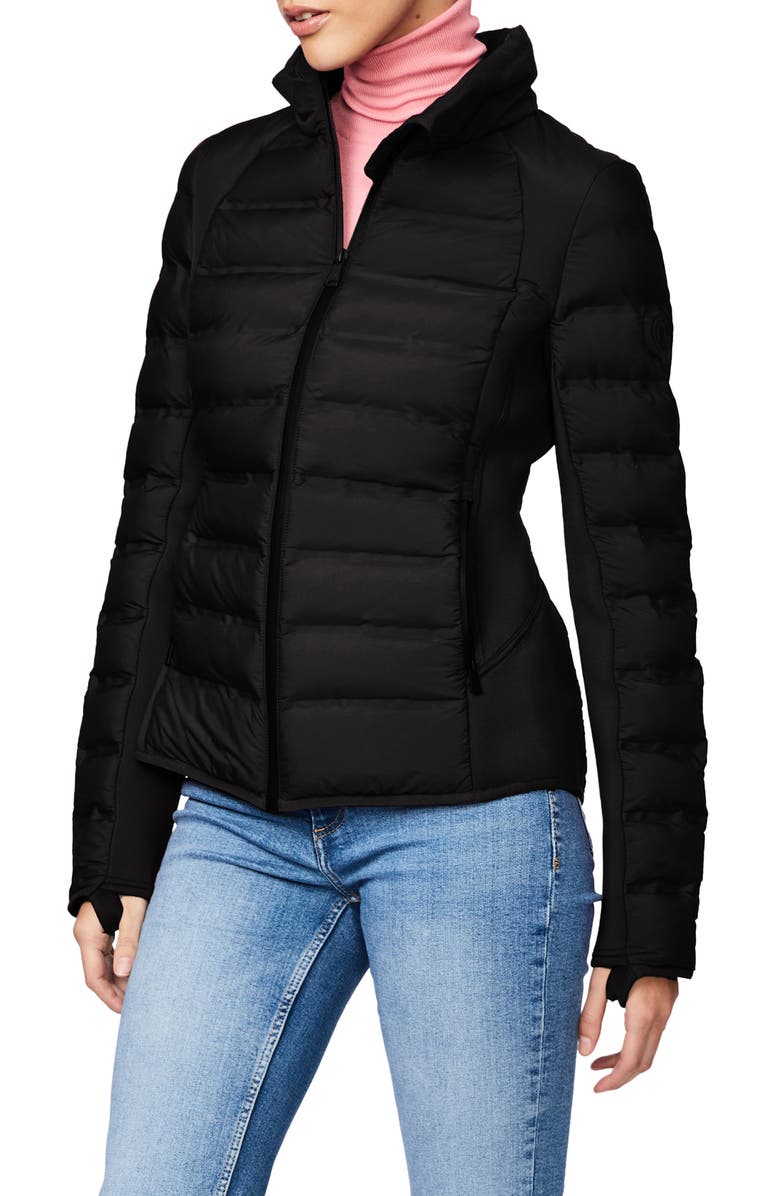 Bernardo Packable Quilted Jacket, Main, color, 