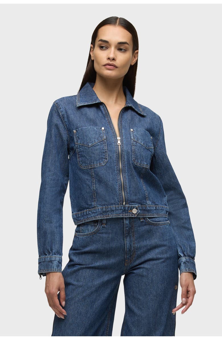 Hudson Jeans Zip Up Jacket, Main, color, Bedford Cord