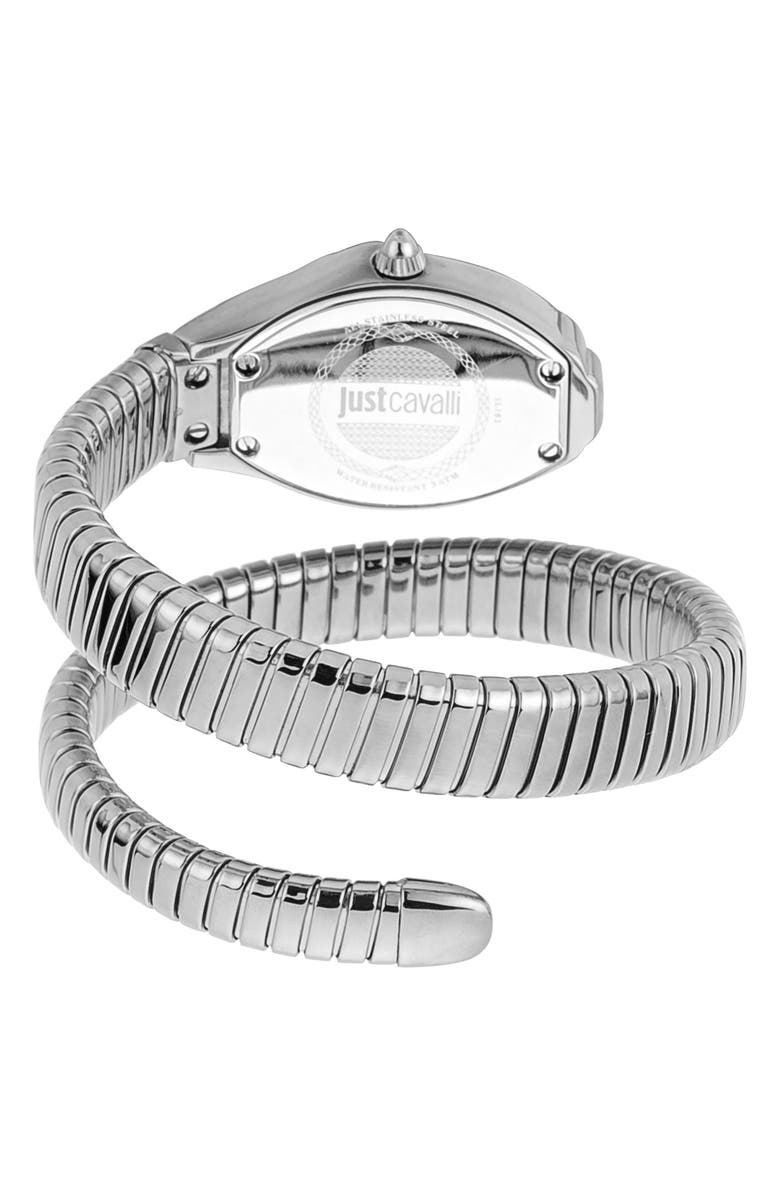 Just Cavalli Snake Bracelet Watch, 22mm x 35mm, Alternate, color,