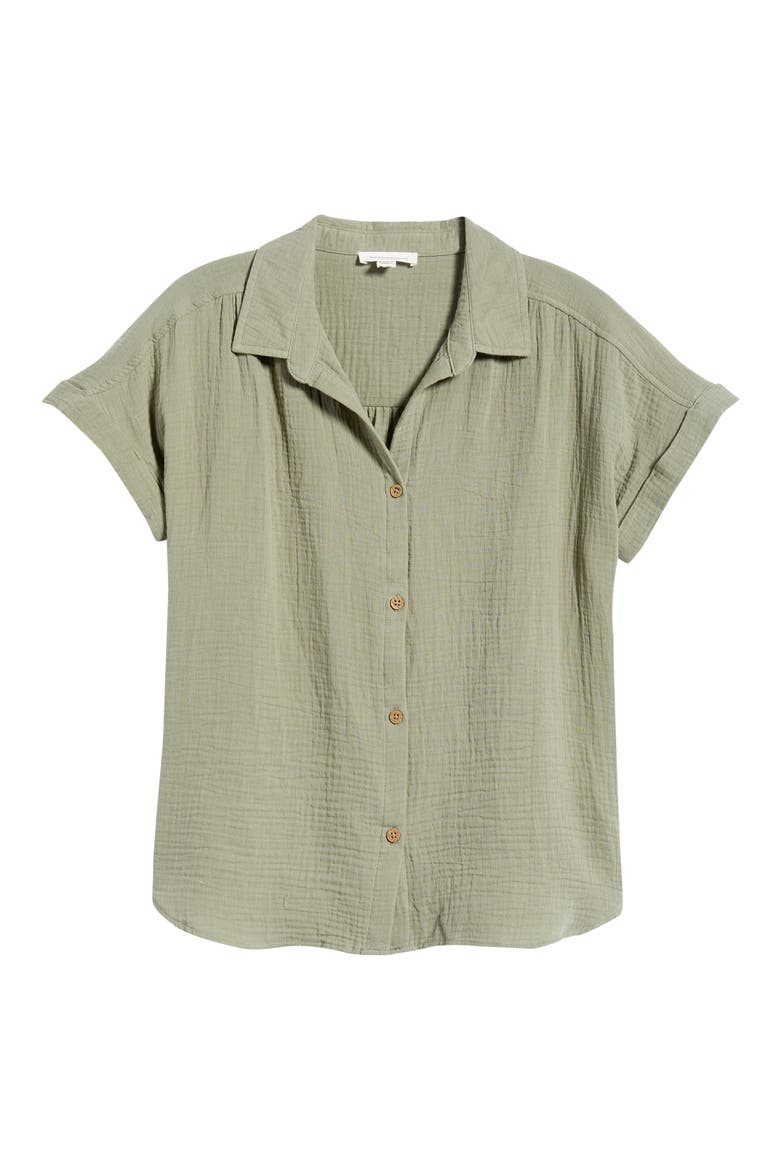 Devin Gauze Shirt, Alternate, color, NEW LAUREL
