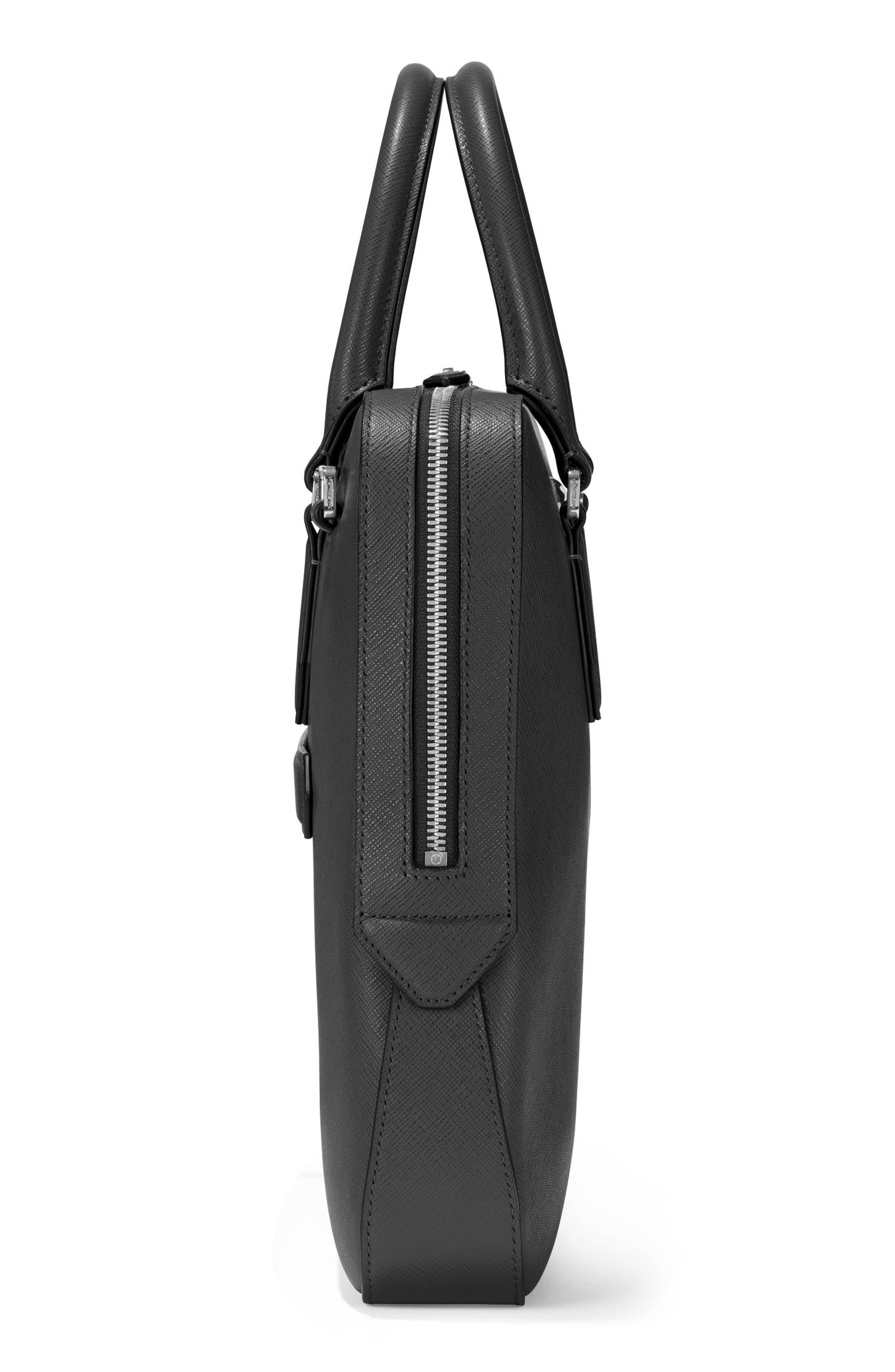 Montblanc Sartorial Thin Document Case, Alternate, color, Black