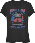 General Motors Junior's Camaro Cruising in the USA Short Sleeve Graphic T-Shirt