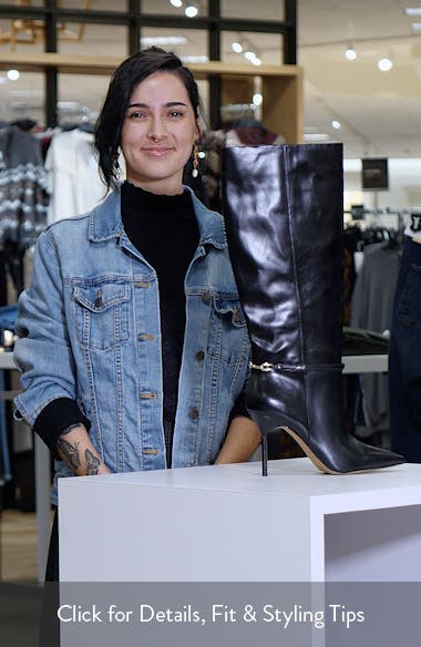 Mirtha Pointed Toe Knee High Boot