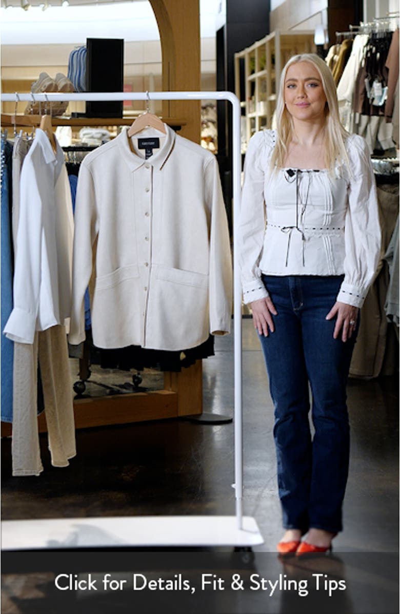 Faux Suede Shirt Jacket, sales video thumbnail