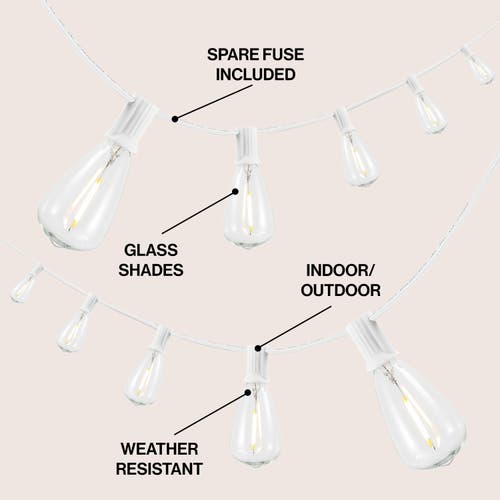 Jonathan Y 10-light Indoor/outdoor 10 Ft. Rustic Industrial Incandescent C7 Bulb String Lights