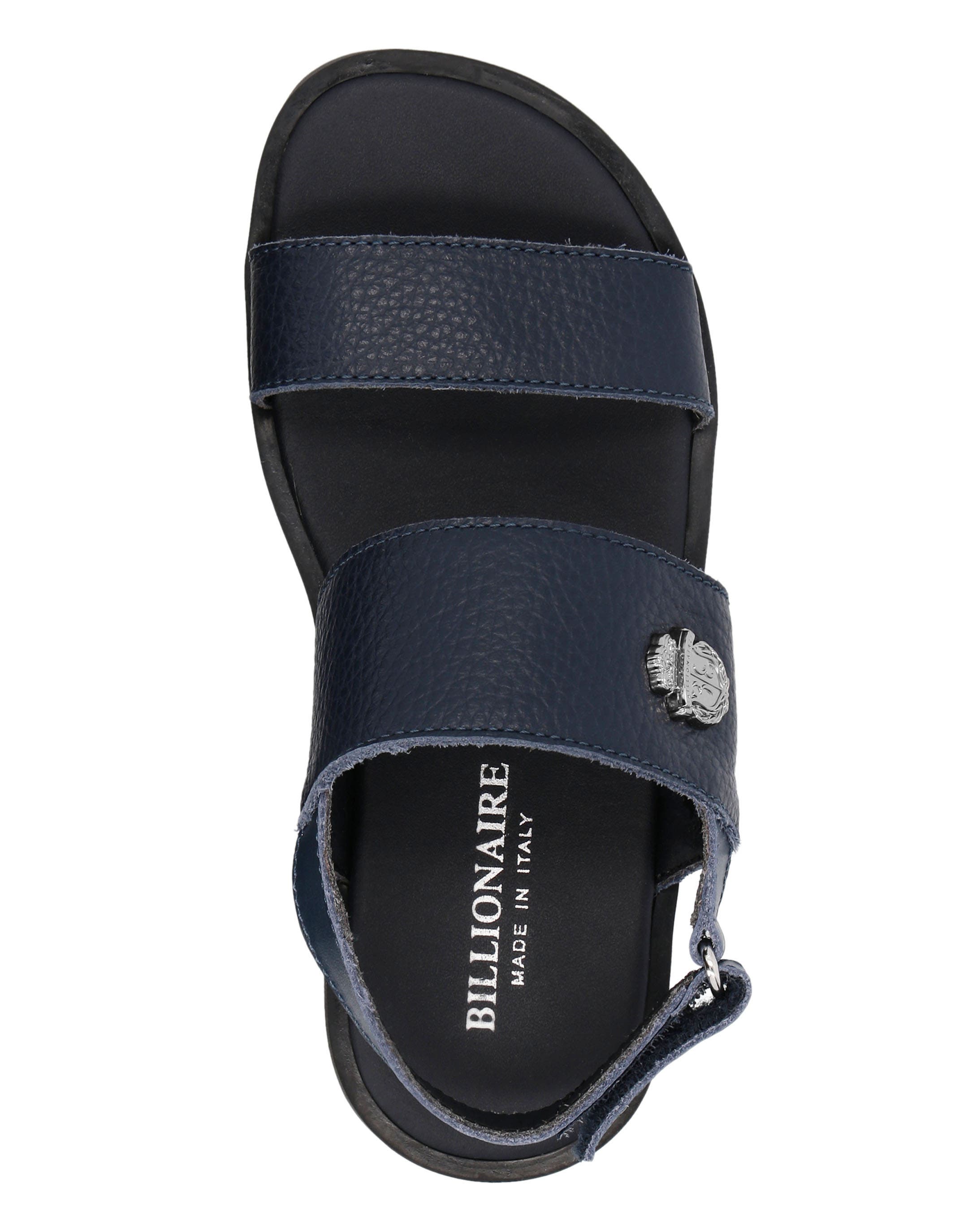 Sandals Flat Boy, Alternate, color, darkblue