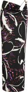 AFRM Aven Abstract Floral Print Maxi Skirt