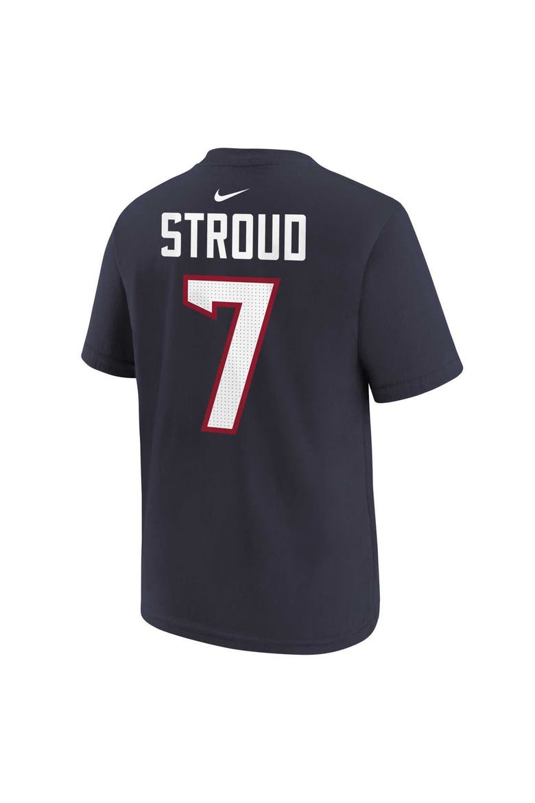 Preschool Nike C.J. Stroud Navy Houston Texans Player Name & Number T-Shirt, Alternate, color, Navy