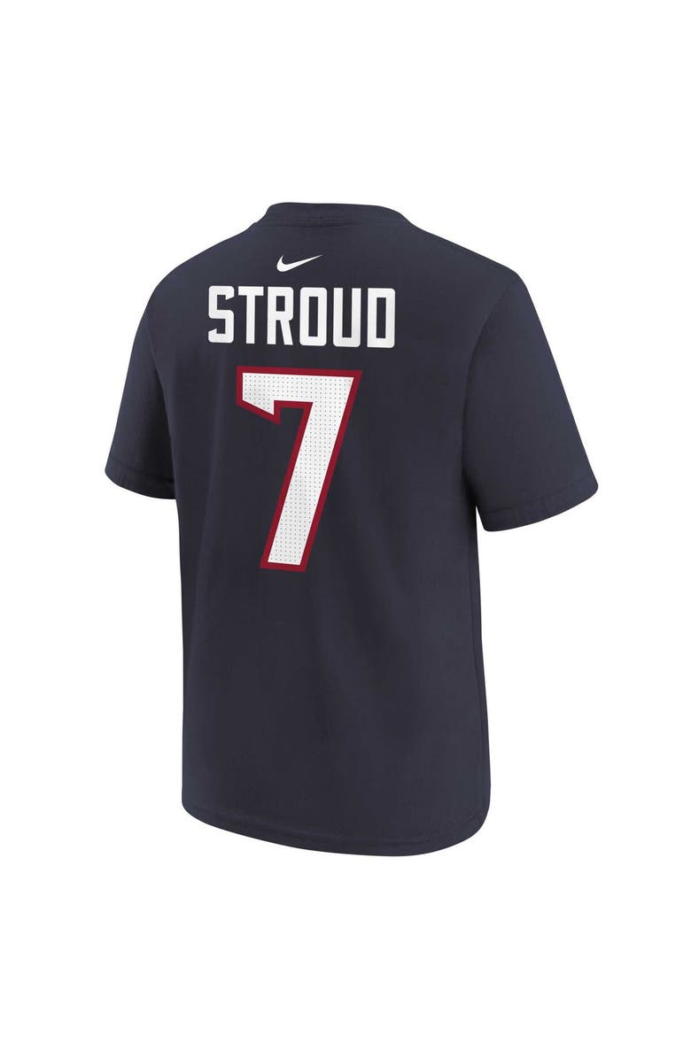 Nike Preschool Nike C.J. Stroud Navy Houston Texans Player Name & Number T-Shirt, Alternate, color, Navy