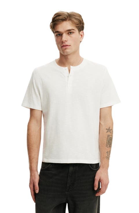 Men's Fitted Henley T-Shirt