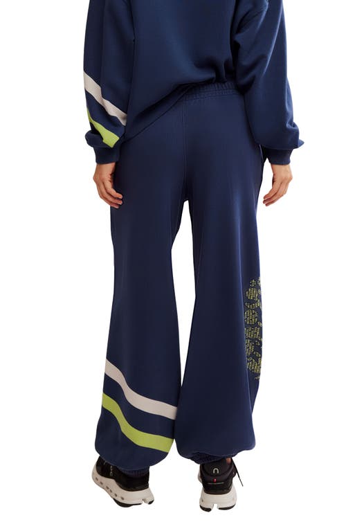 Free People Fp Movement All Star Oversize Graphic Joggers