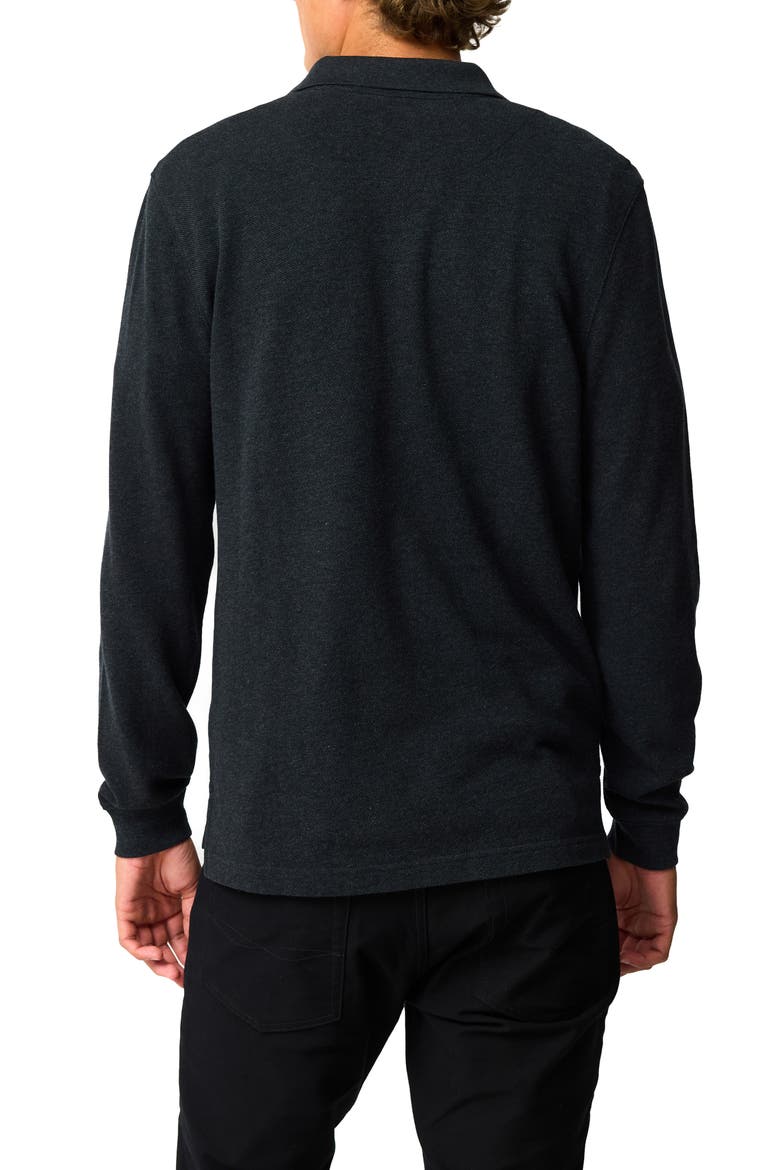 Gunn Piqué Polo, Alternate, color, GRAPHITE