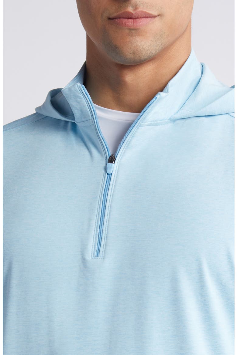 Slaton Quarter Zip Performance Hoodie, Alternate, color, PERMAFROST