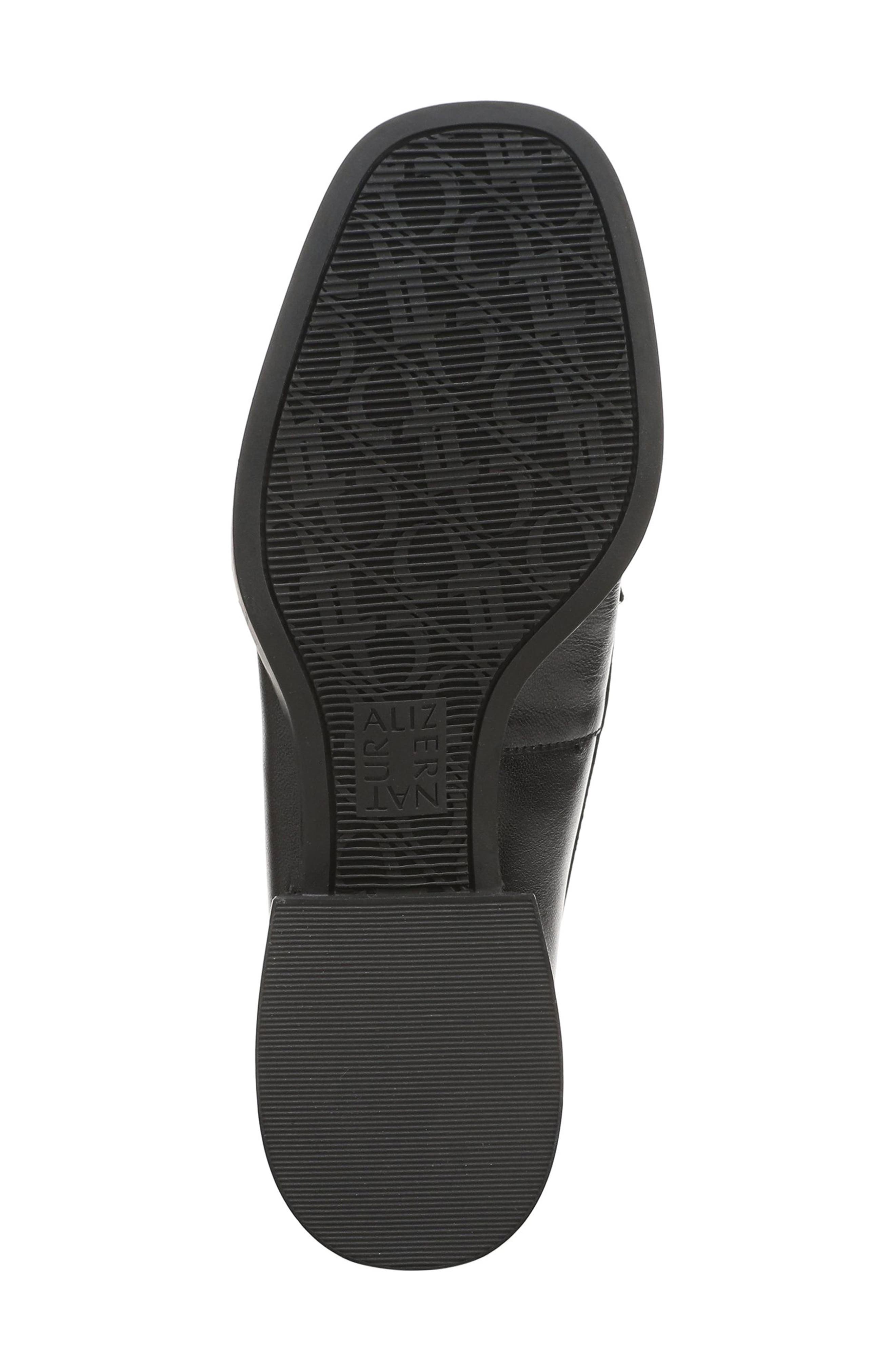 Henley Leather Loafer, Alternate, color, BLACK LEATHER