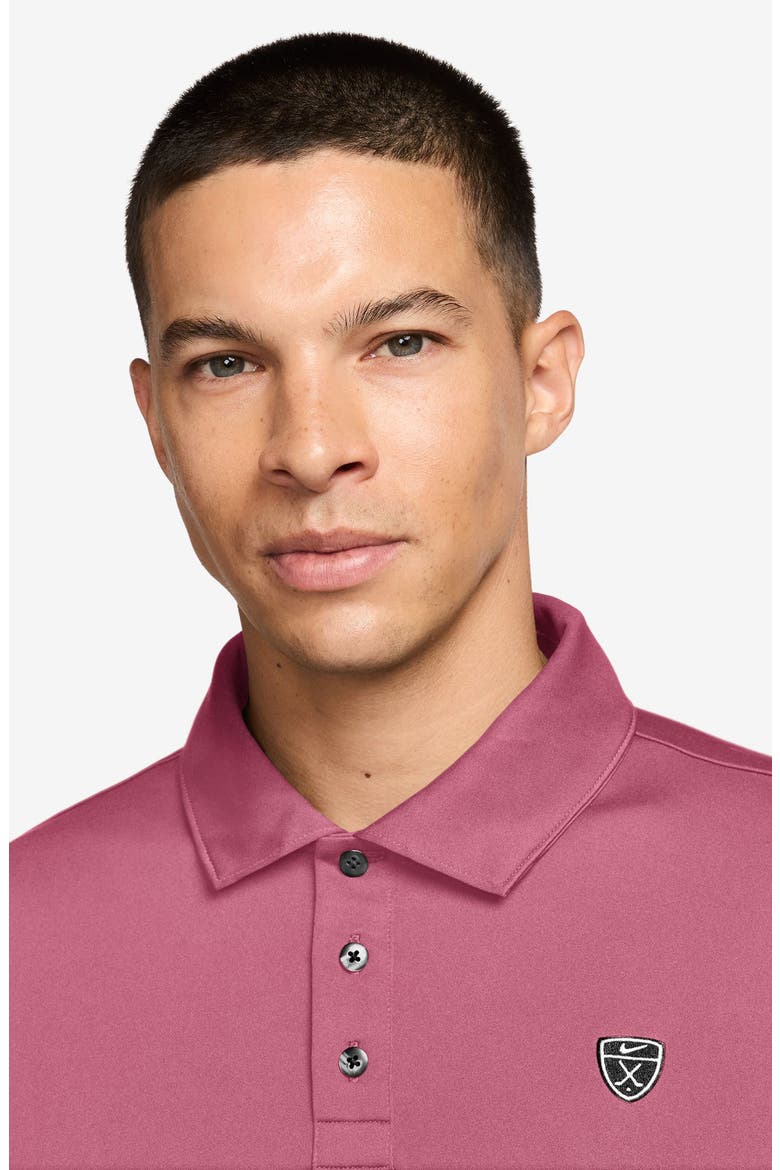 Dri-FIT Par 5 Golf Polo, Alternate, color, PEONY/ WHITE