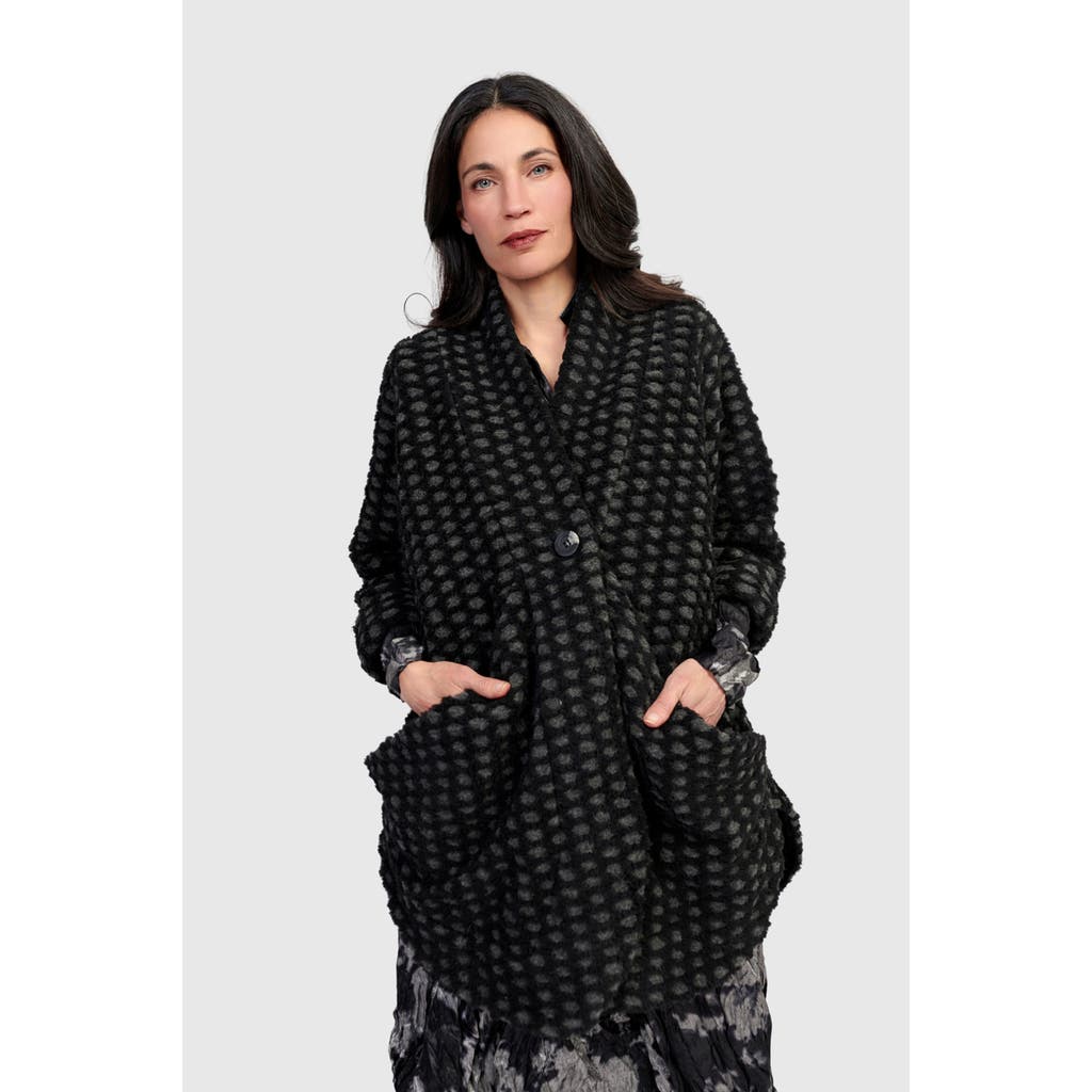 Alembika Thorne Cozy Cowl Jacket In Black