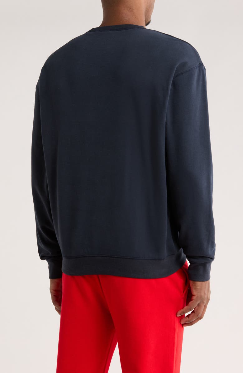 BOSS Albert Lounge Sweatshirt, Alternate, color, Navy