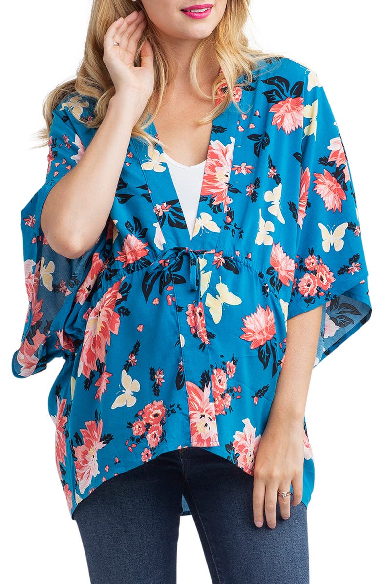 Nom Maternity Floral Maternity Top, Main, color,