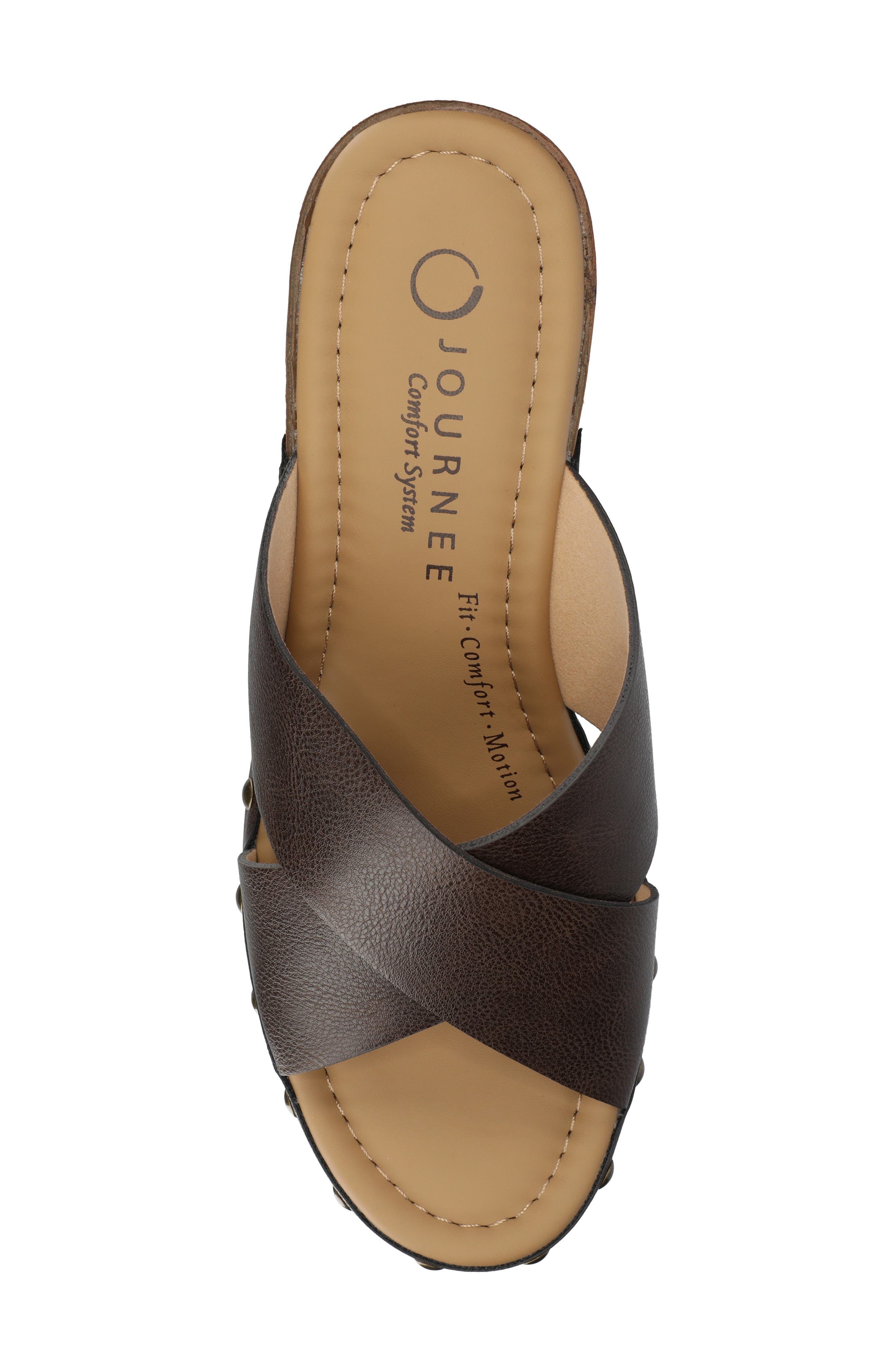 Silvana Platform Sandal, Alternate, color, CHOCOLATE