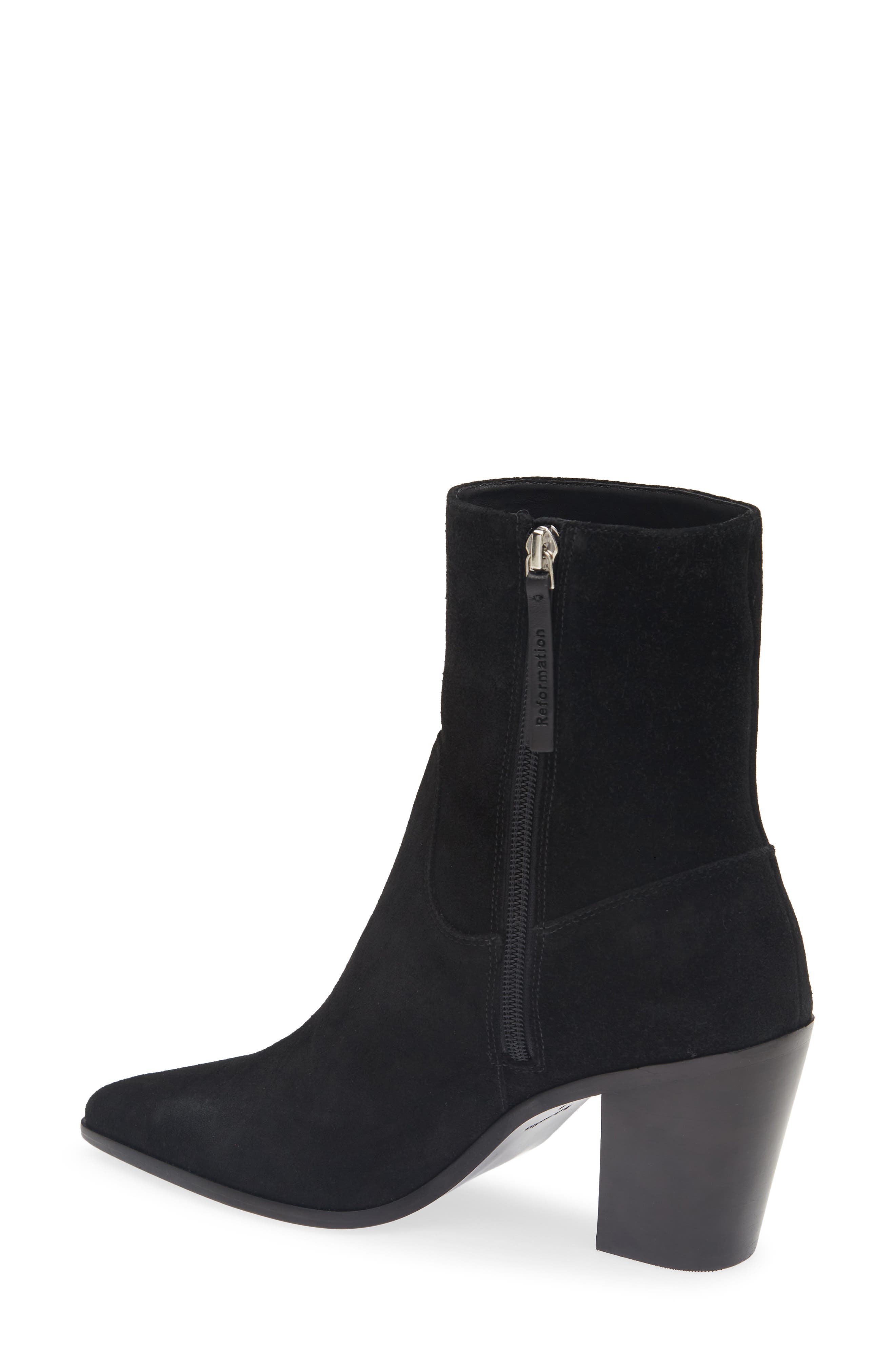 Dominique Bootie, Alternate, color, BLACK SUEDE