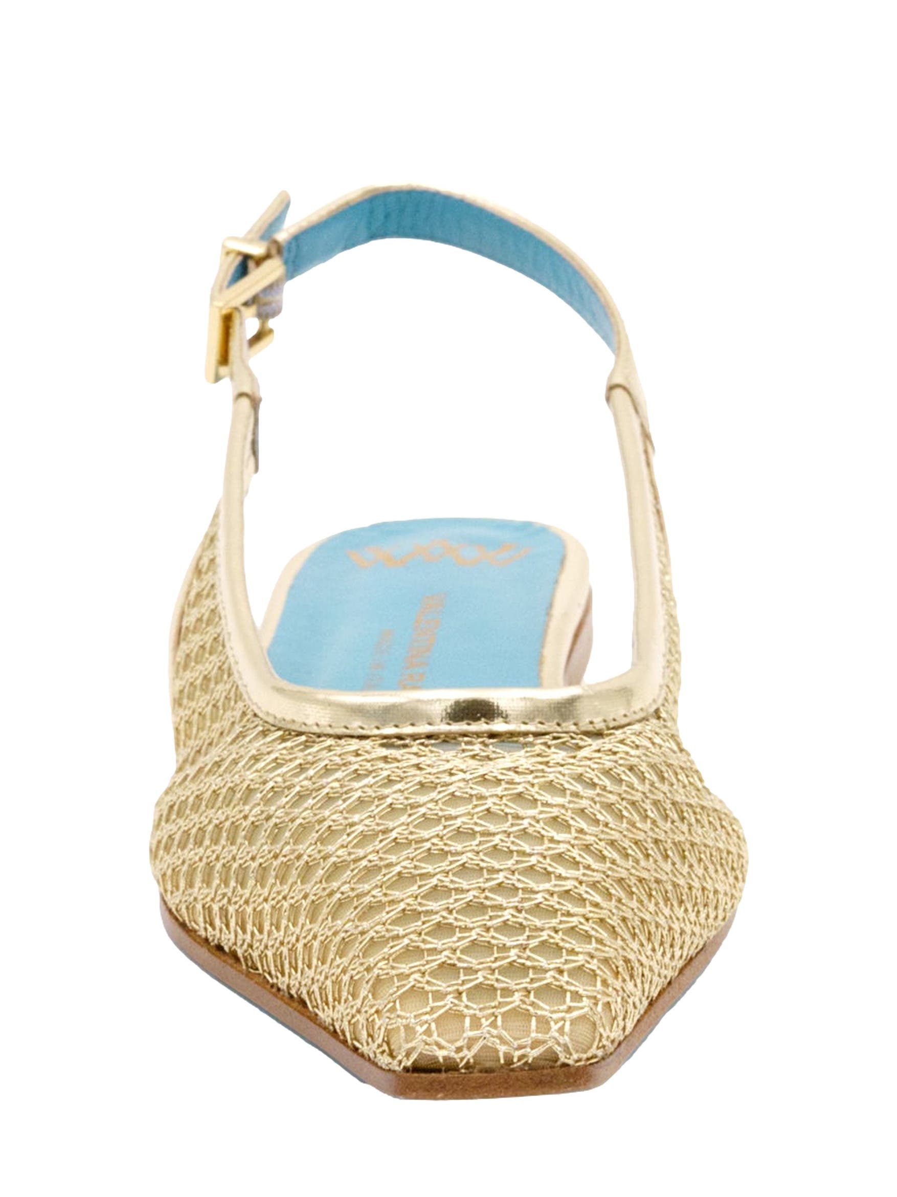 Valentina Rangoni Giulia Sling Back Flat, Alternate, color, Gold