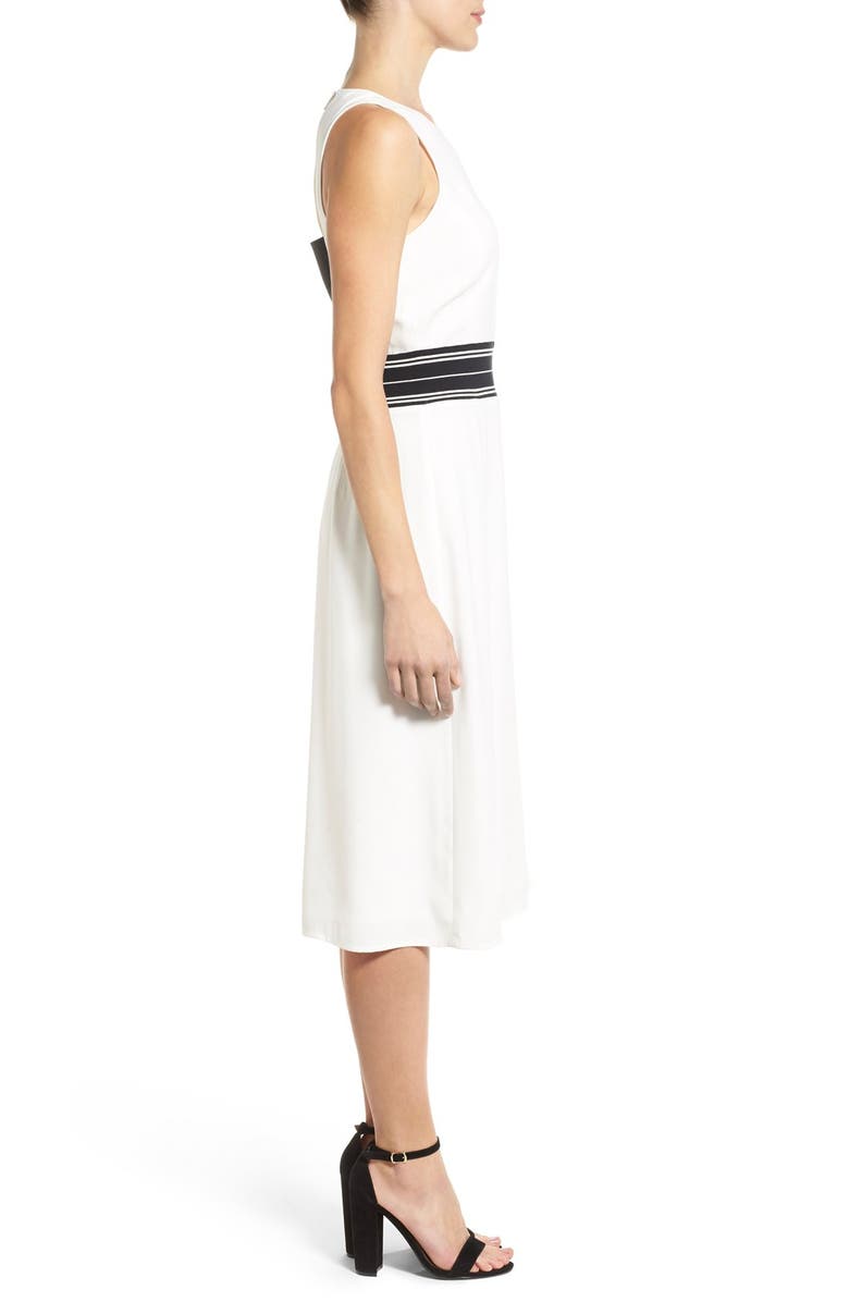 Trouvé Open Back Midi Dress, Alternate, color,