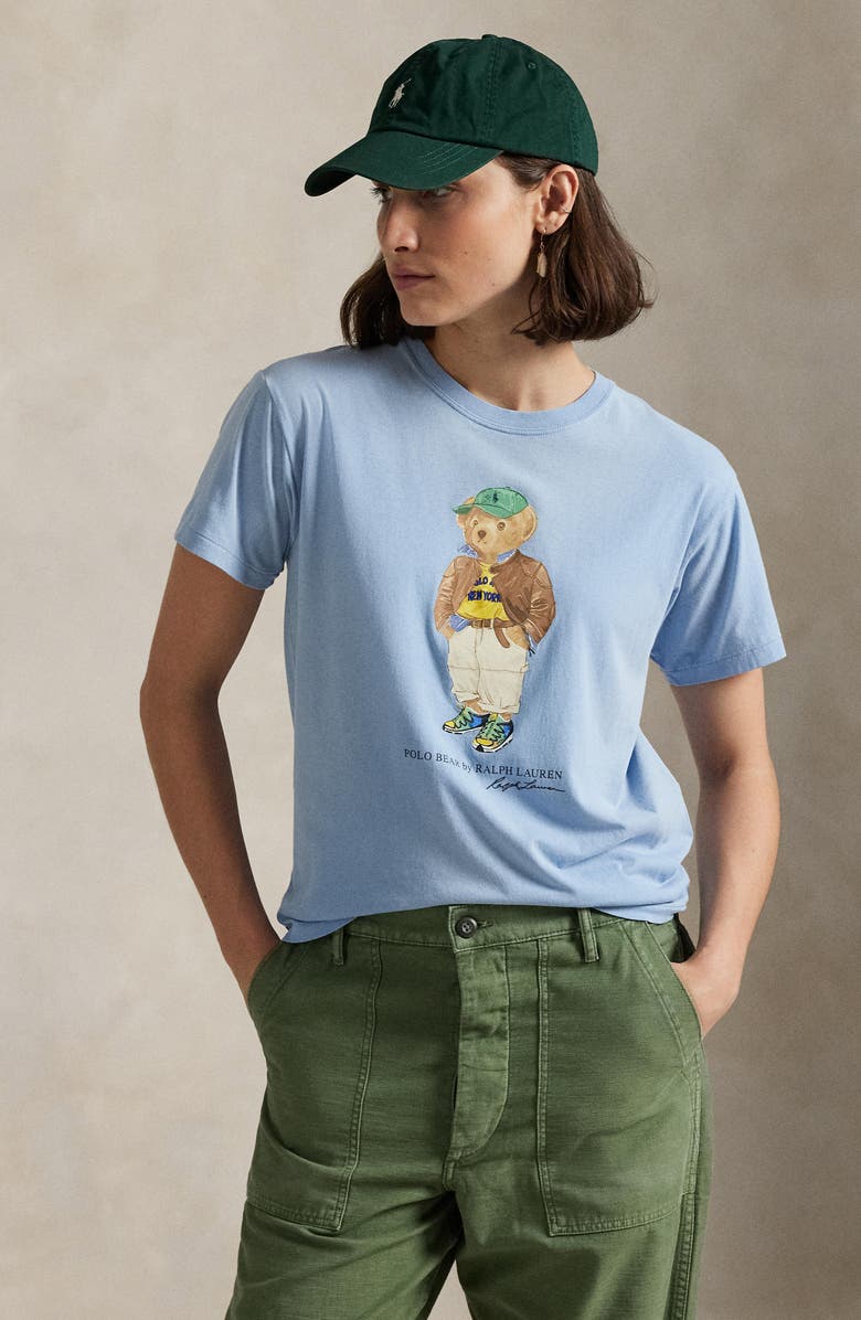 Polo Ralph Lauren Polo Bear Cotton Graphic T-Shirt, Alternate, color,