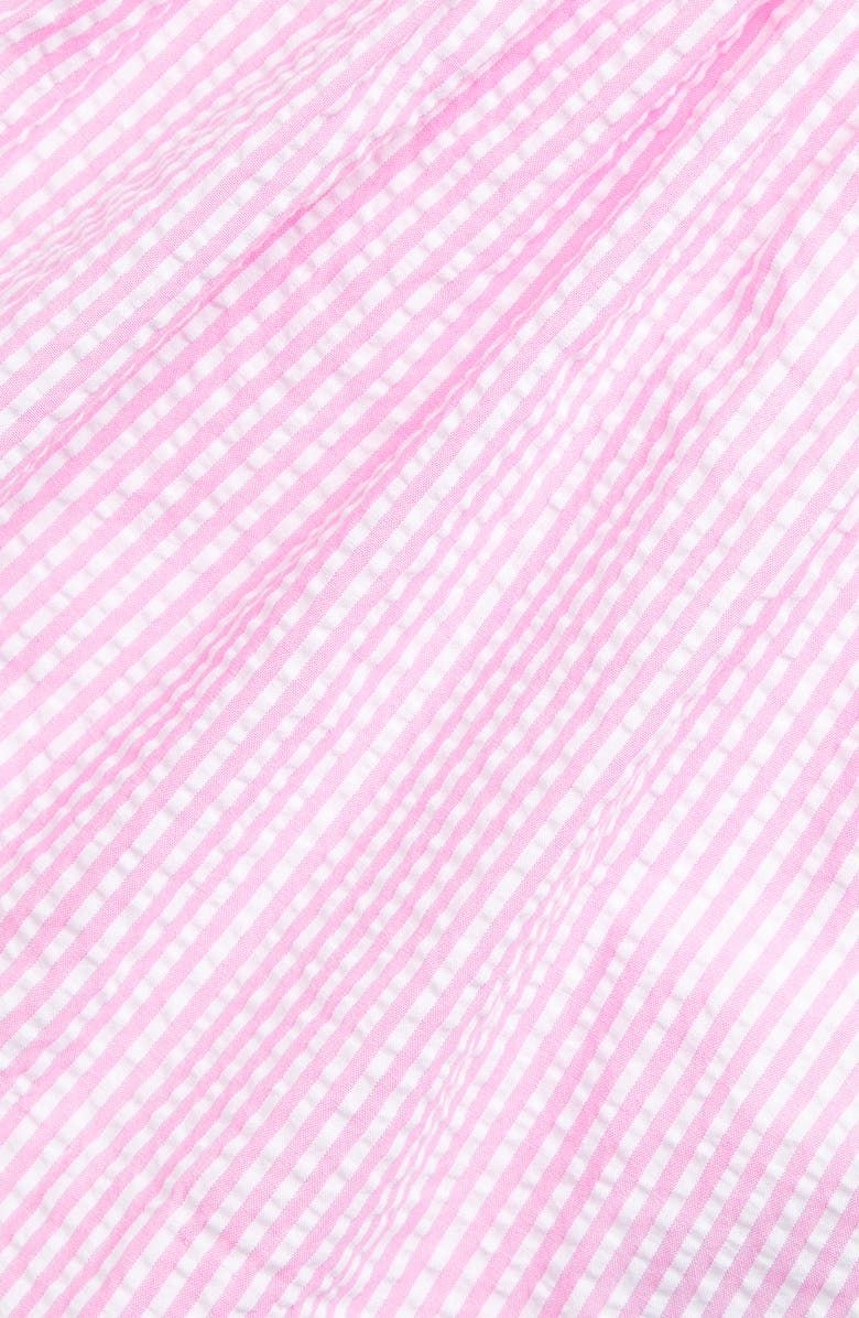 Ralph Lauren Stripe Cotton Seersucker Dress & Bloomers, Alternate, color,