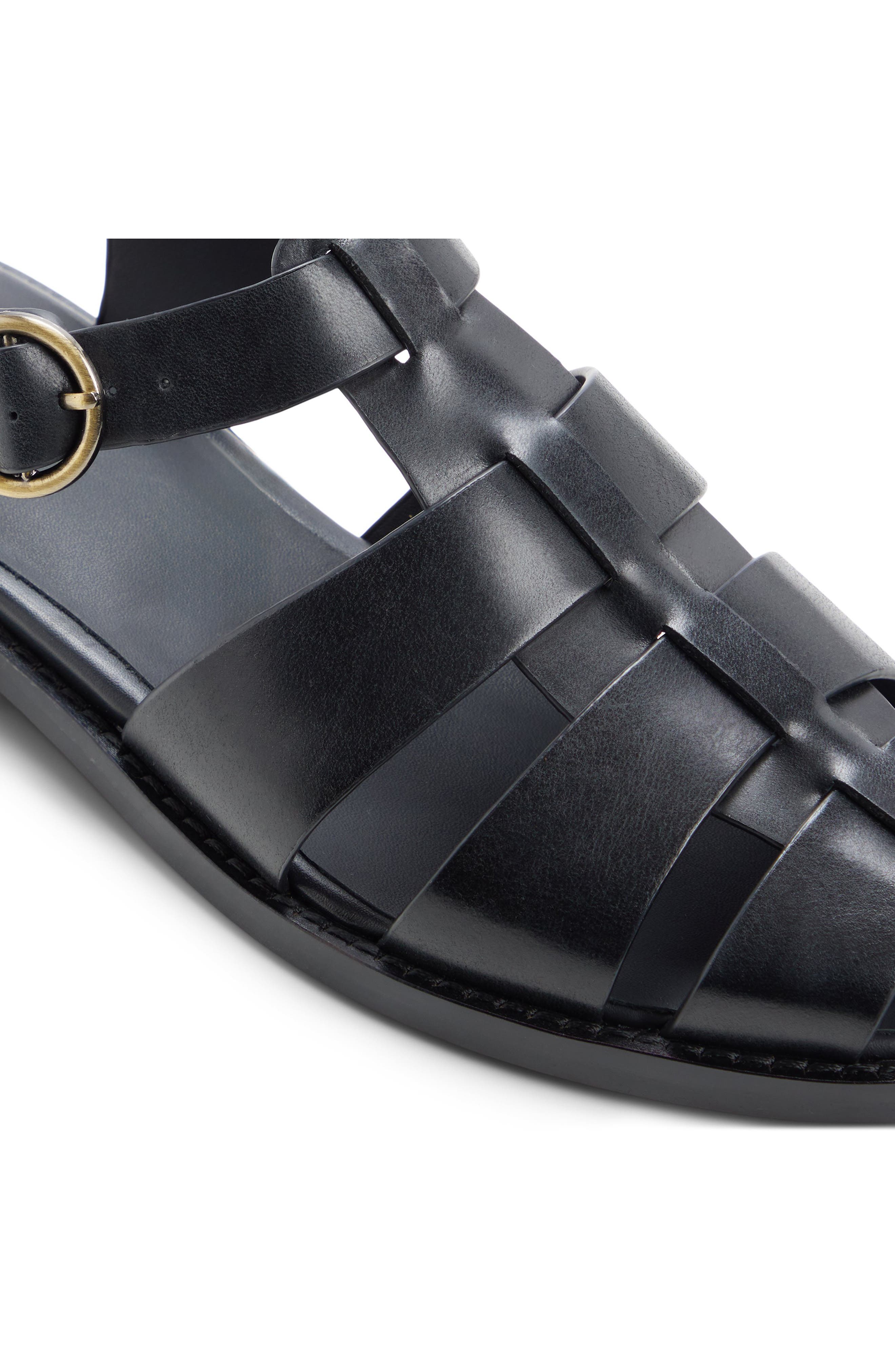 G.H.BASS Fisherman Sandal, Alternate, color, Black