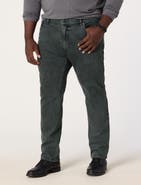 True Nation by DXL Big & Tall Overdye Tapered-Fit Jeans V3