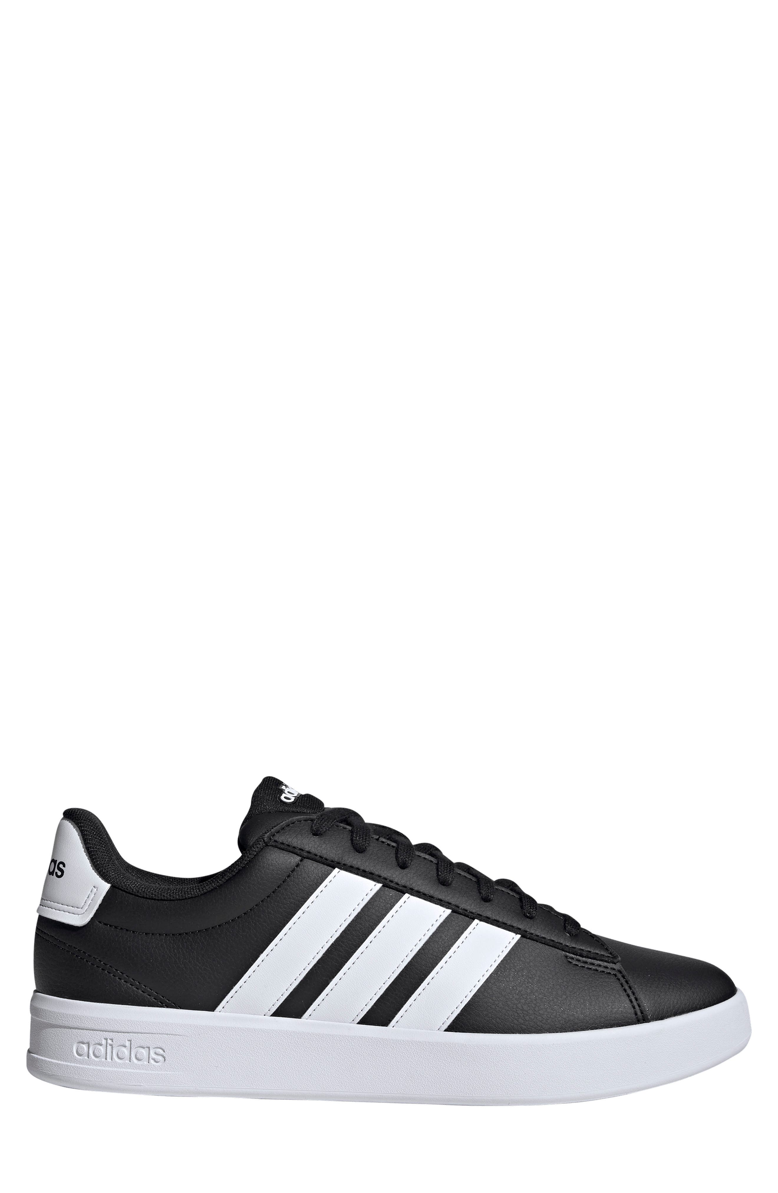 adidas Grand Court 3.0 Sneaker, Alternate, color, Core Black/ White/ White
