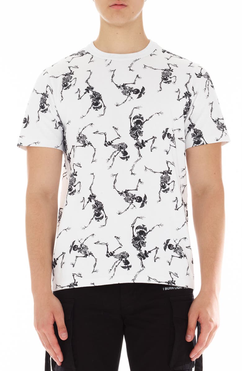 Cult of Individuality Skeleton Graphic T-Shirt, Main, color, 