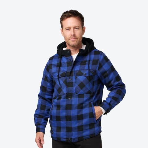 Flannel Heated Hooded Jacket