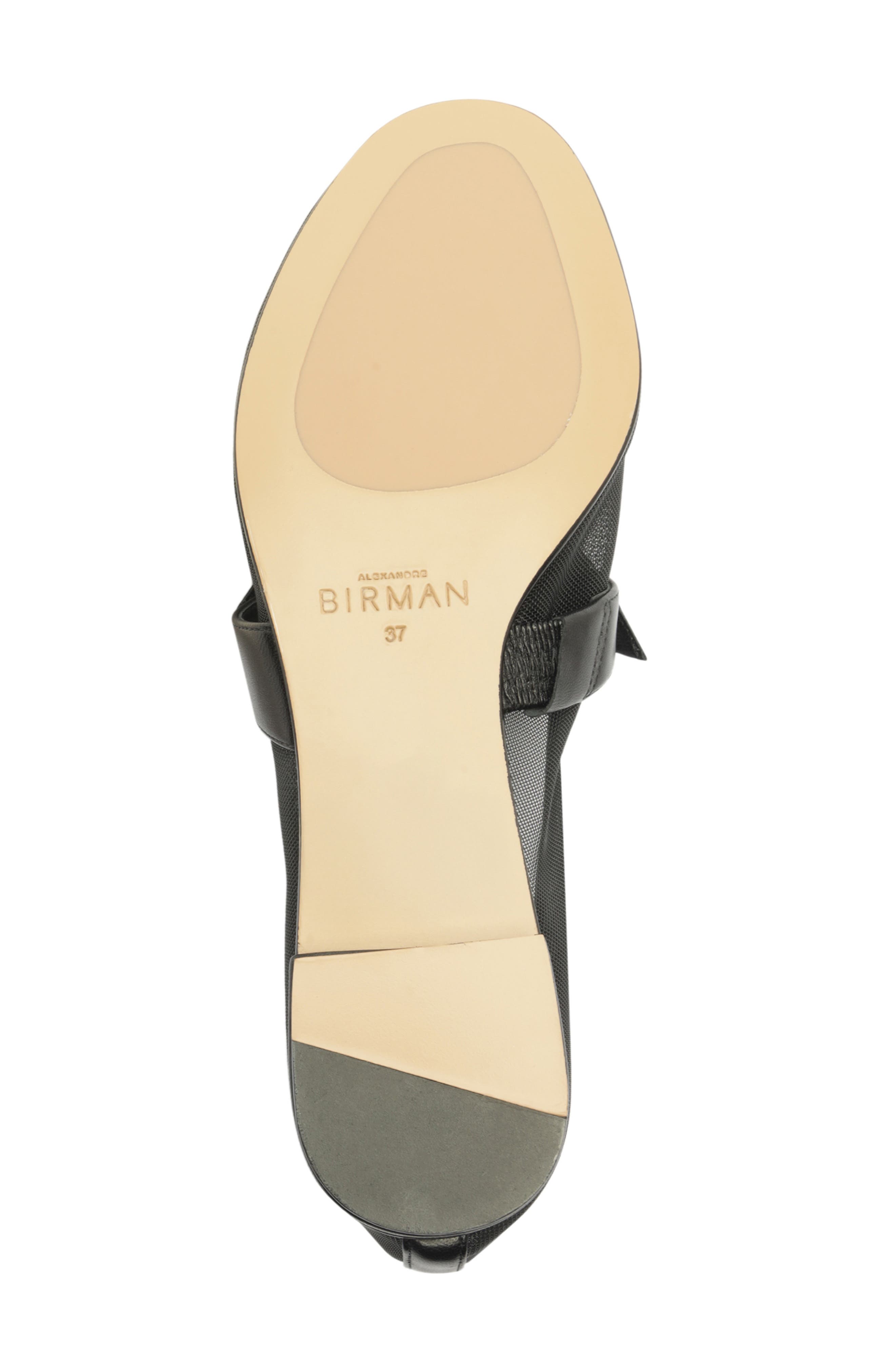 Alexandre Birman Clarita Ballerina Mary Jane Flat, Alternate, color, Black