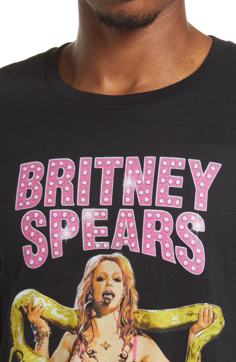 THIRTY SINGLE Britney Spears Python Graphic Cotton Tee, Alternate, color,