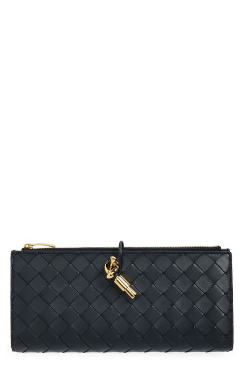 Intrecciato Leather Bifold Wallet