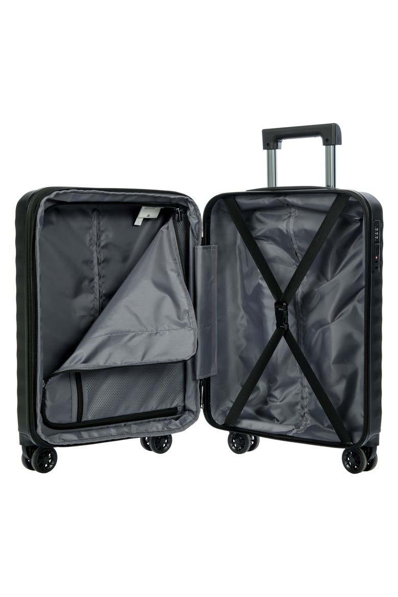 BY Bric's Nausicaa 21-Inch Expandable Spinner Suitcase, Alternate, color, BLACK