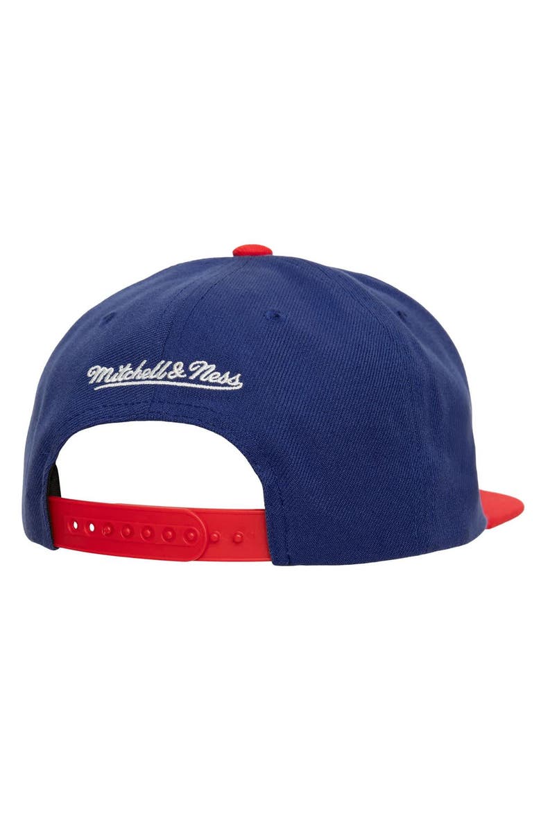 Mitchell & Ness Men's Mitchell & Ness Navy Chicago Cubs Cooperstown Collection Basic Flip Snapback Hat, Alternate, color, Navy