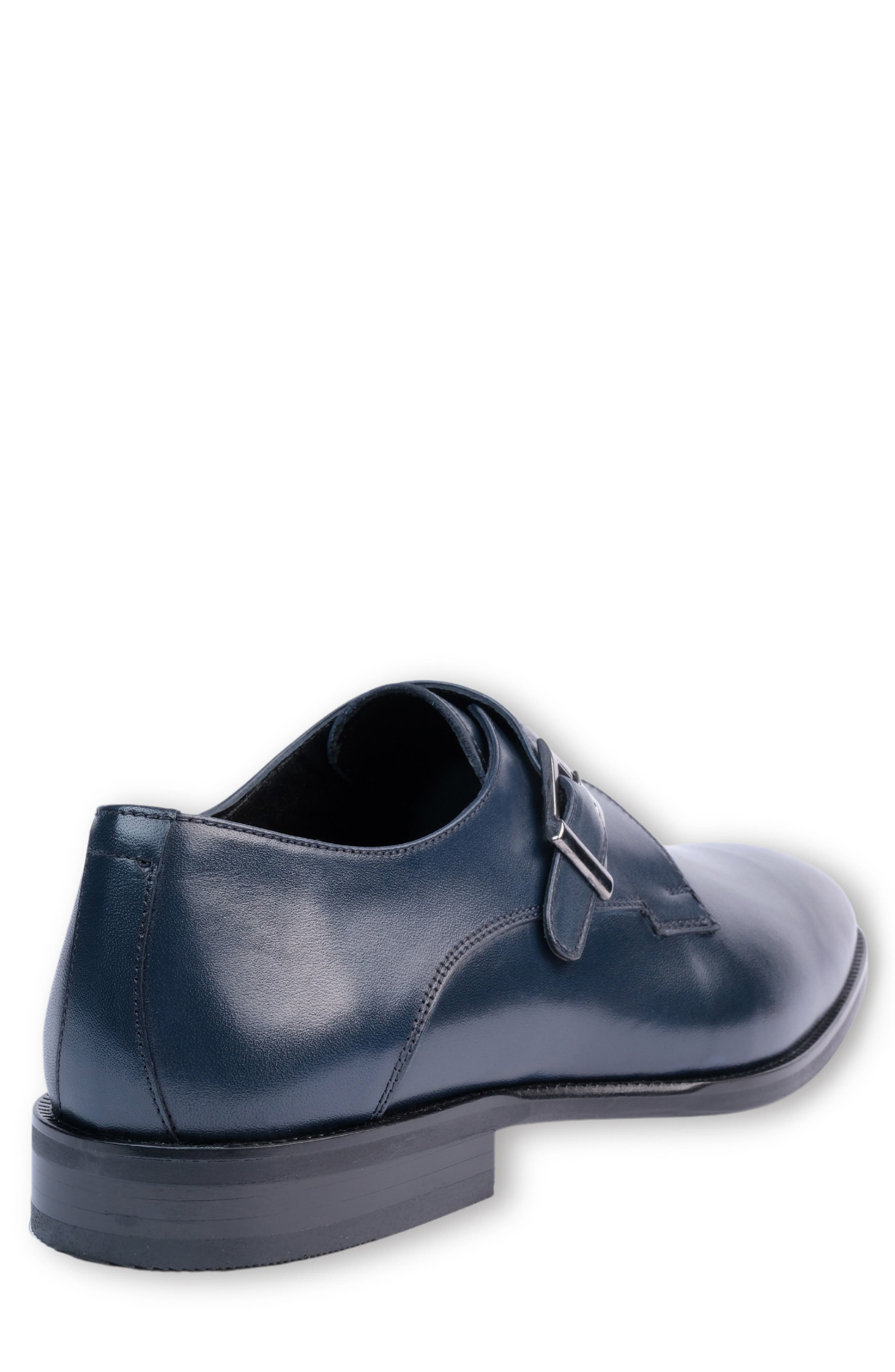 Kyrenia Monk Strap Loafer, Alternate, color, NAVY BLUE