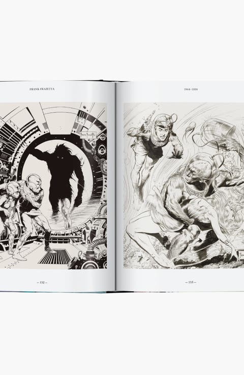 The Fantastic Worlds Of Frank Frazetta 45th Ed Book German French English
