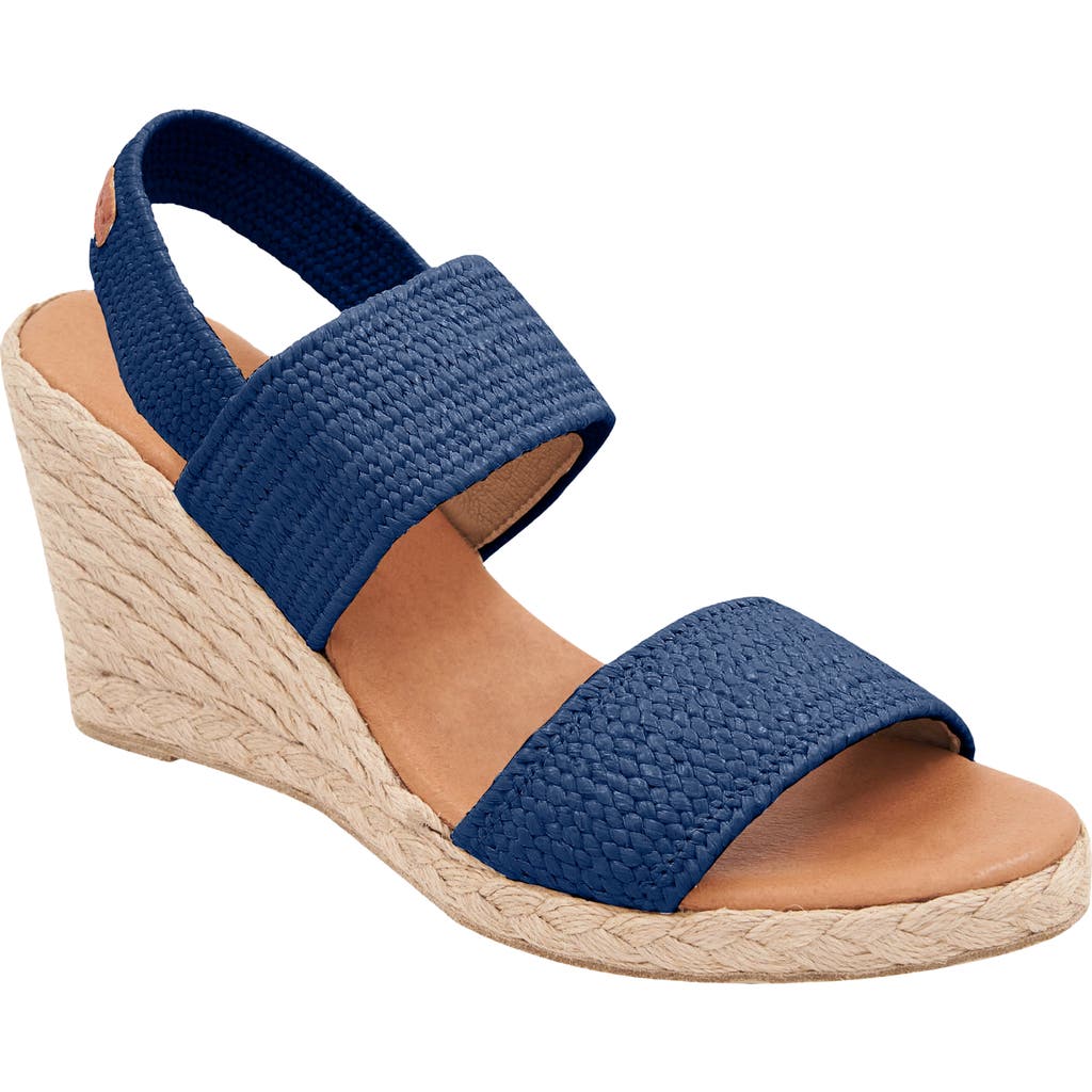 André Assous Allison Espadrille Wedge Sandal in Navy  product