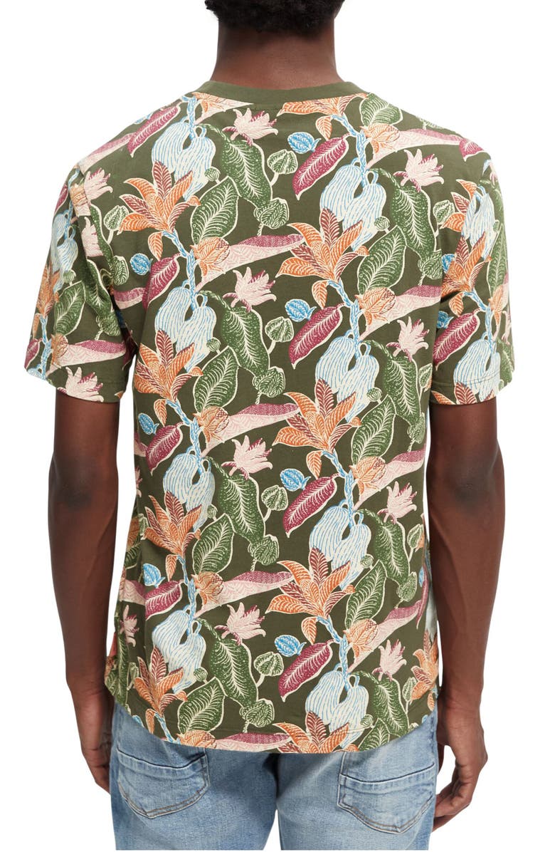 Scotch & Soda Men's Print Organic Cotton T-Shirt, Alternate, color, 